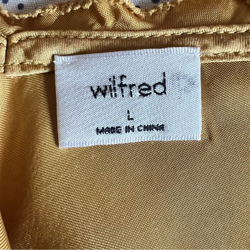 Wilfred Gold Satin Ruffle-Trim Cami - Picture 9 of 10
